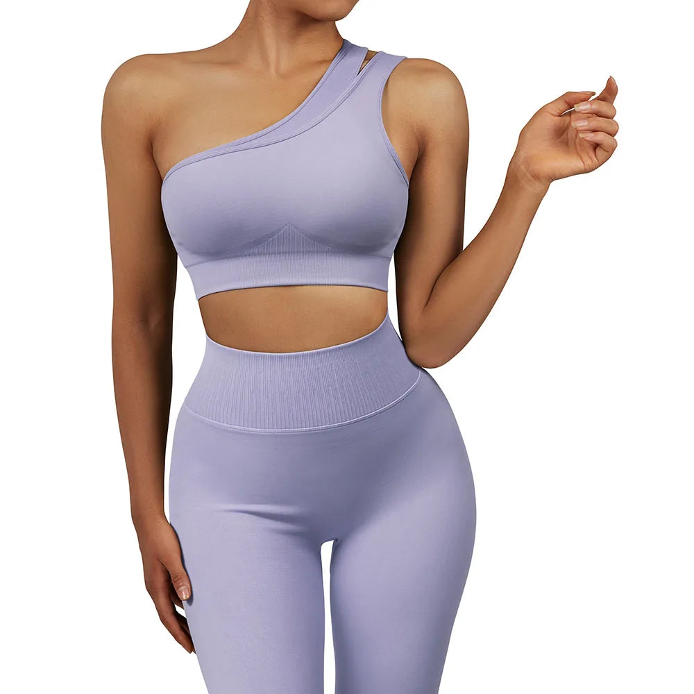 One Shoulder Yoga Sets