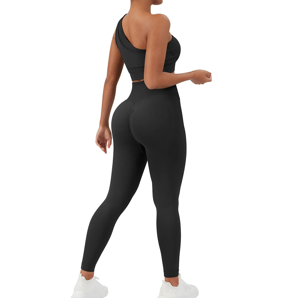 One Shoulder Yoga Sets