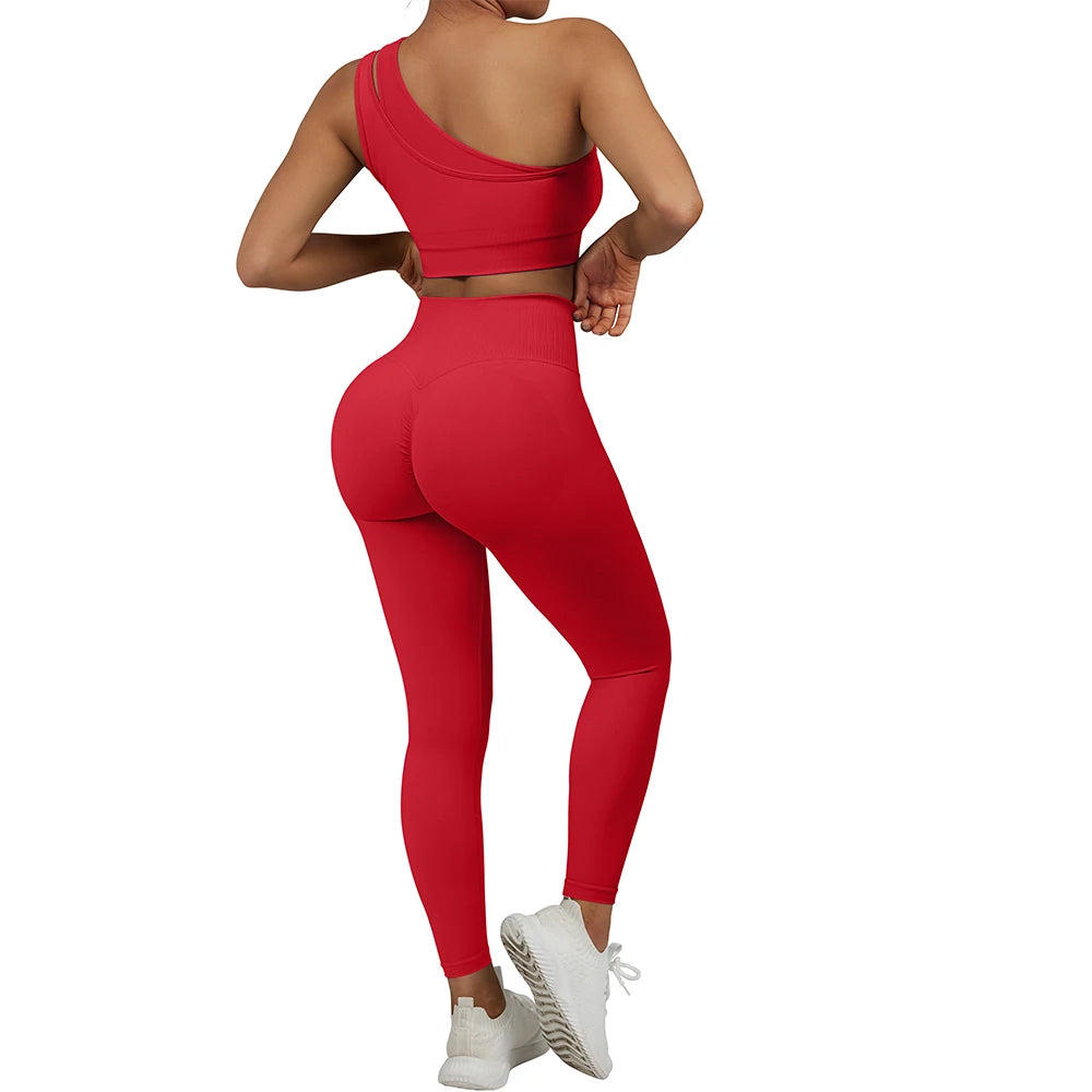 One Shoulder Yoga Sets