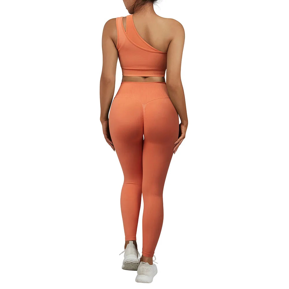 One Shoulder Yoga Sets