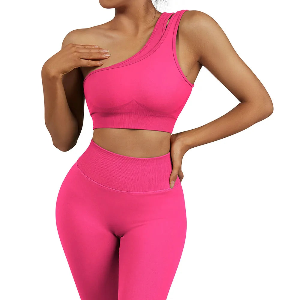 One Shoulder Yoga Sets