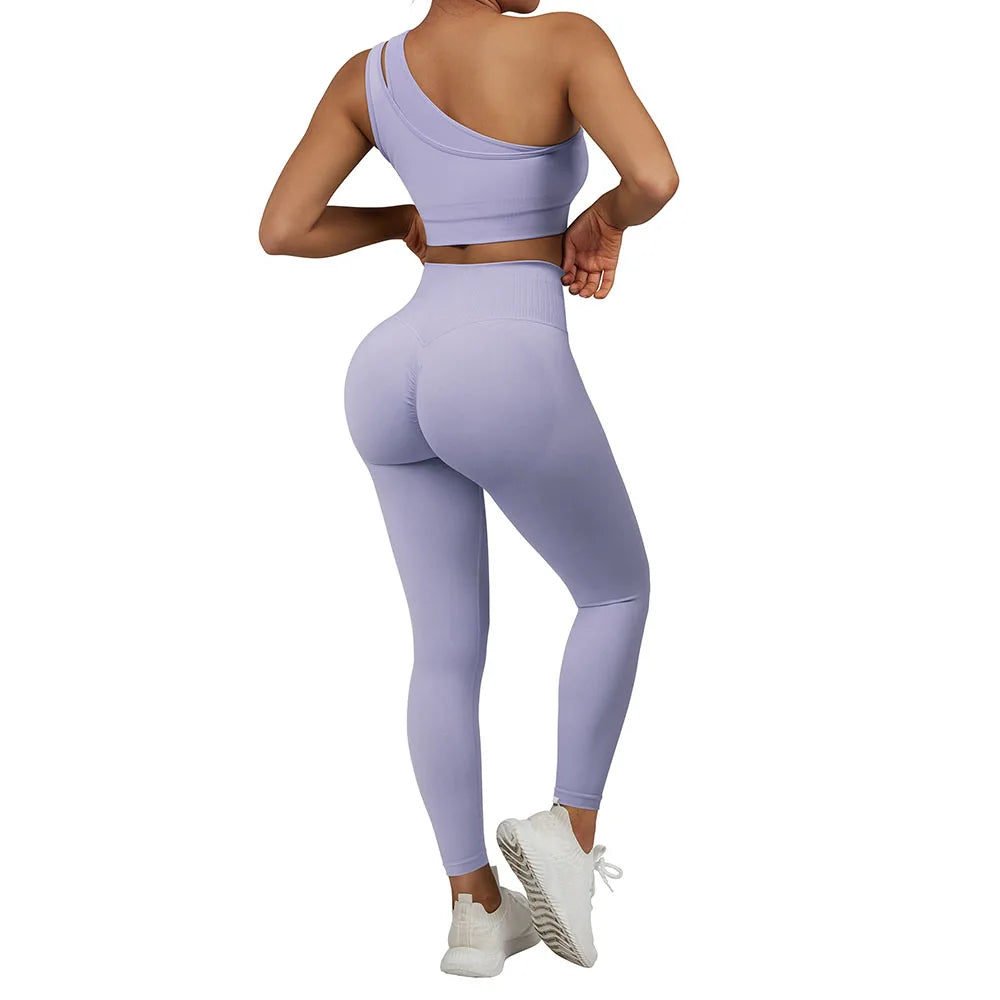 One Shoulder Yoga Sets