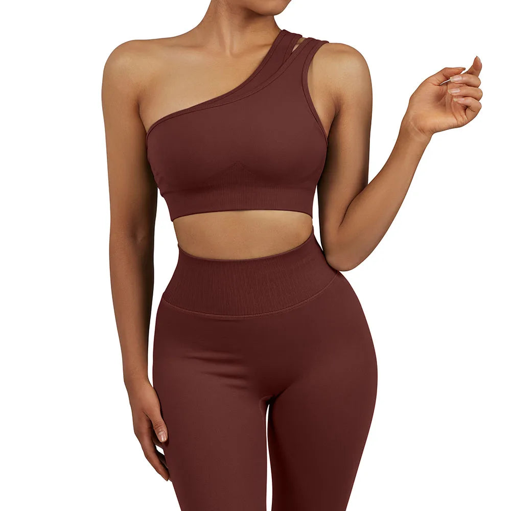 One Shoulder Yoga Sets