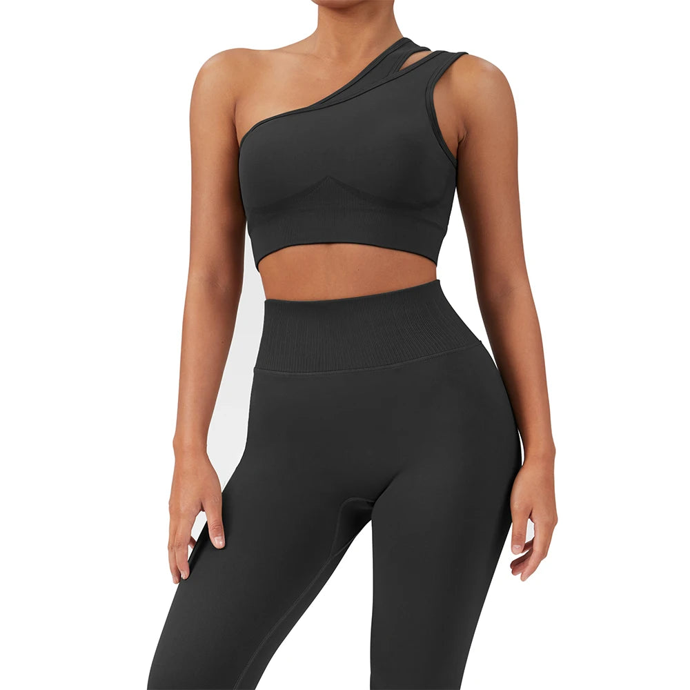 One Shoulder Yoga Sets