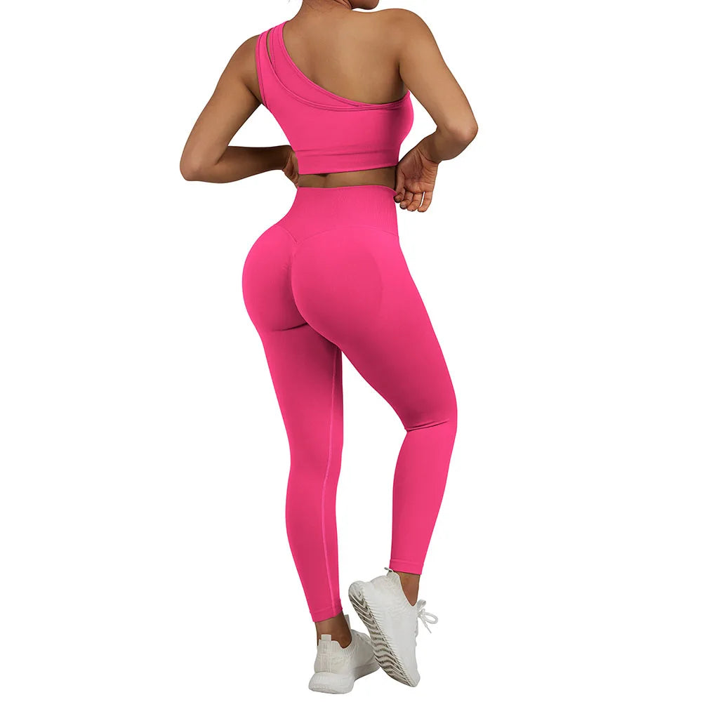 One Shoulder Yoga Sets