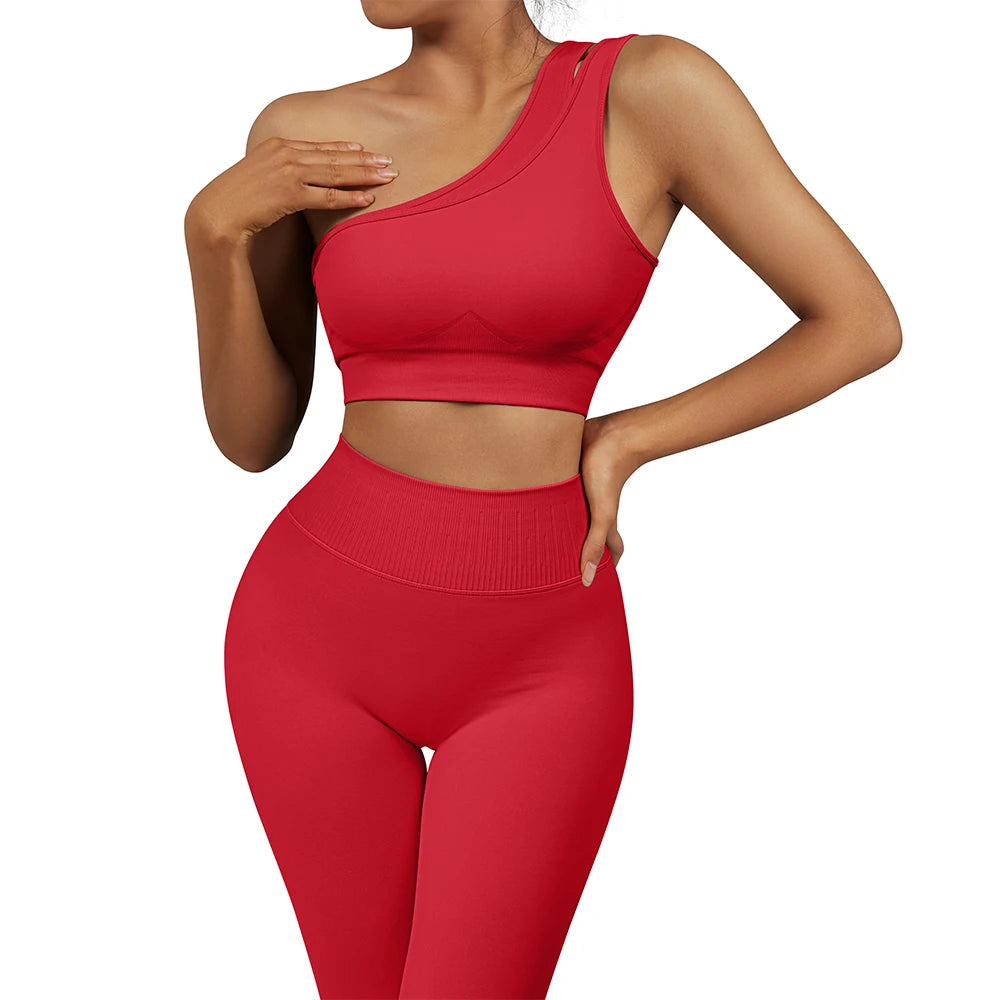 One Shoulder Yoga Sets