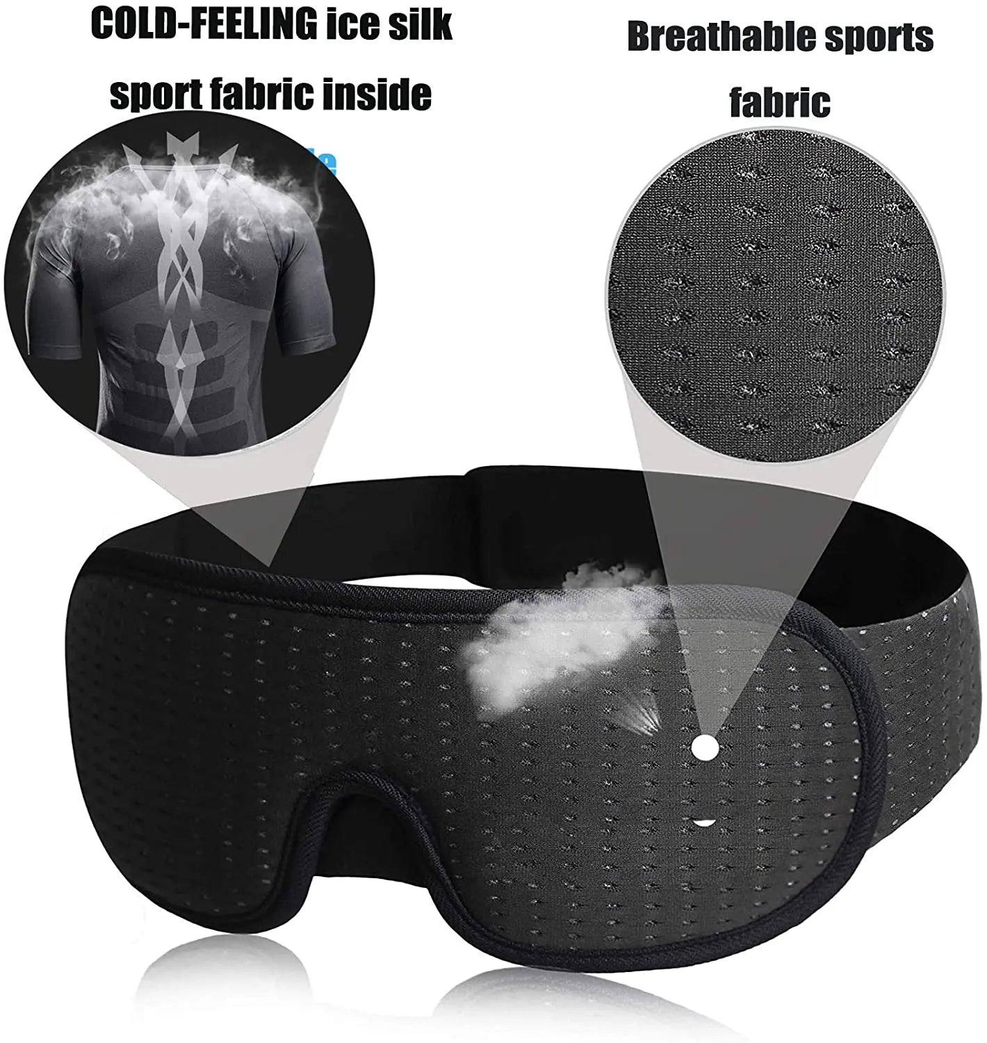 3D Mask for Sleep Eye Mask Lights Blockout