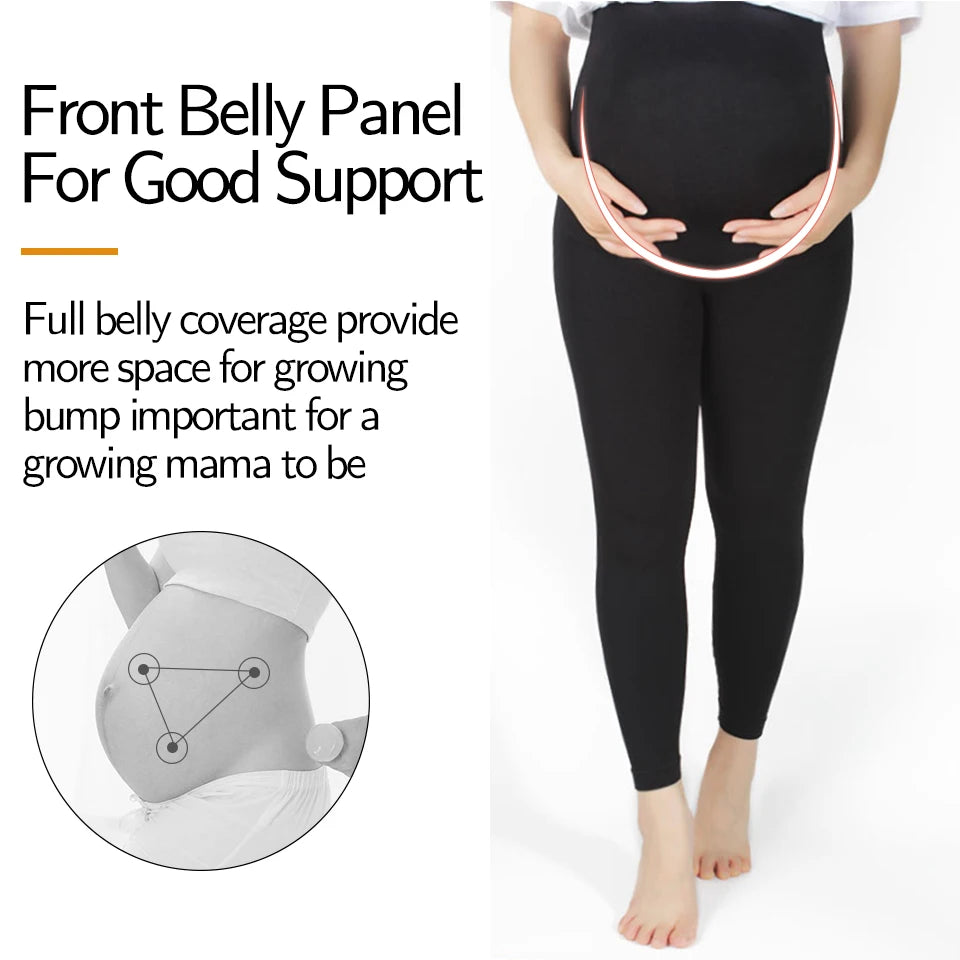 High Waist Pregnancy Yoga Pants with Belly Support
