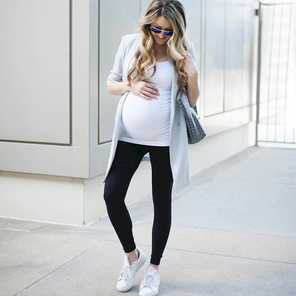 High Waist Pregnancy Yoga Pants with Belly Support