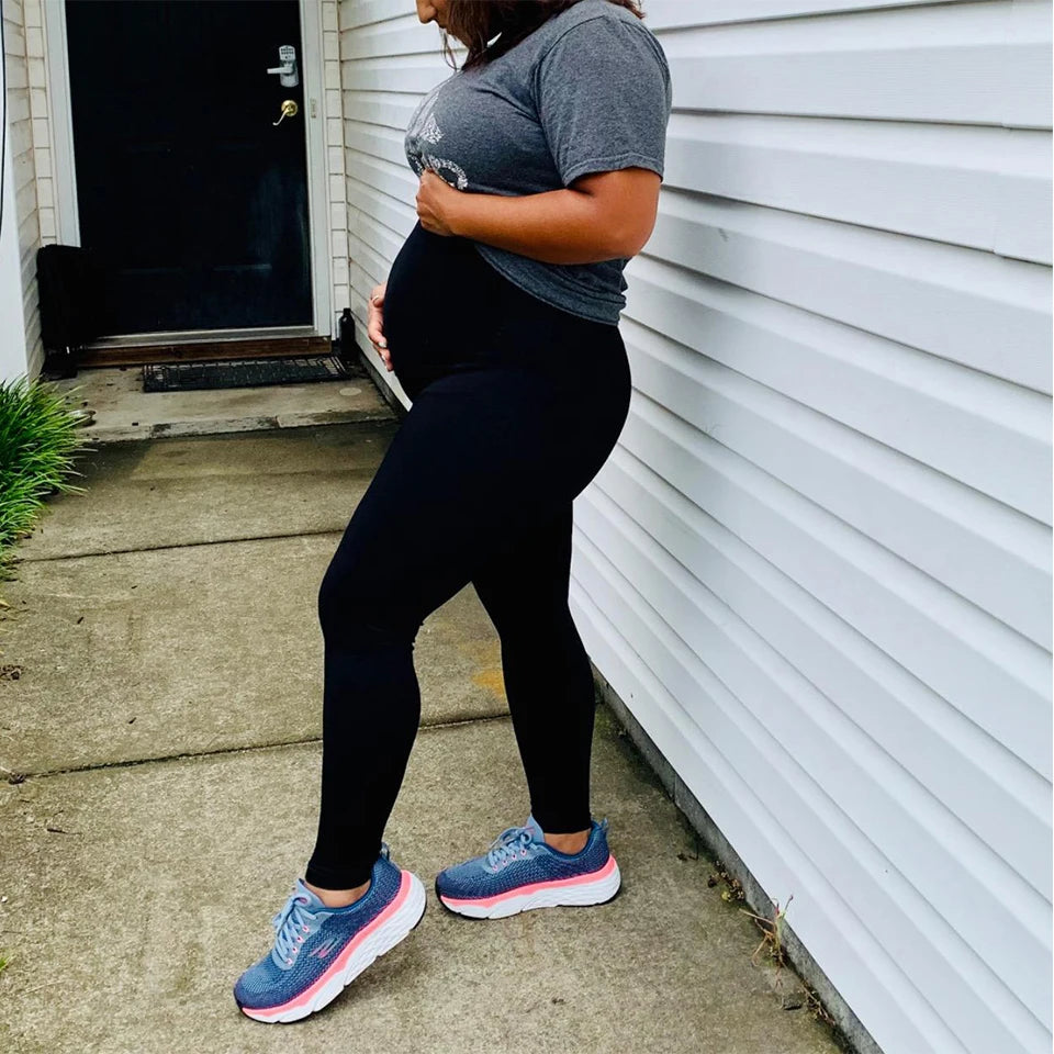High Waist Pregnancy Yoga Pants with Belly Support