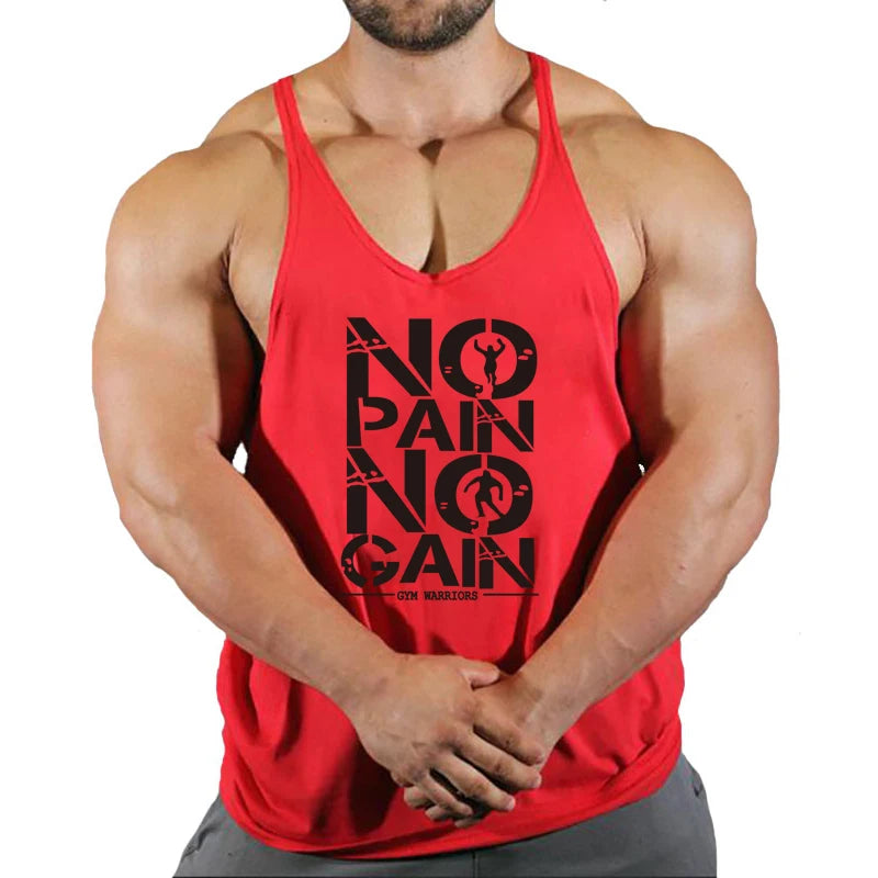 Bodybuilding stringer tank top