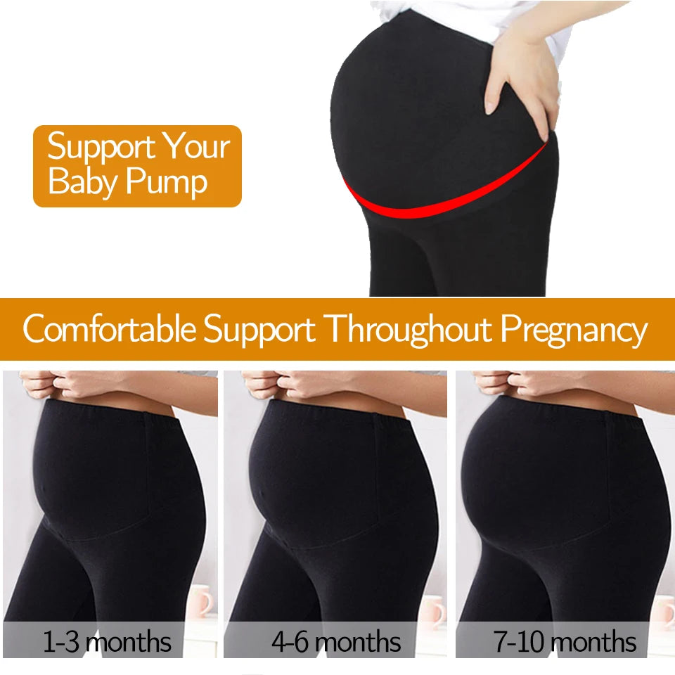 High Waist Pregnancy Yoga Pants with Belly Support