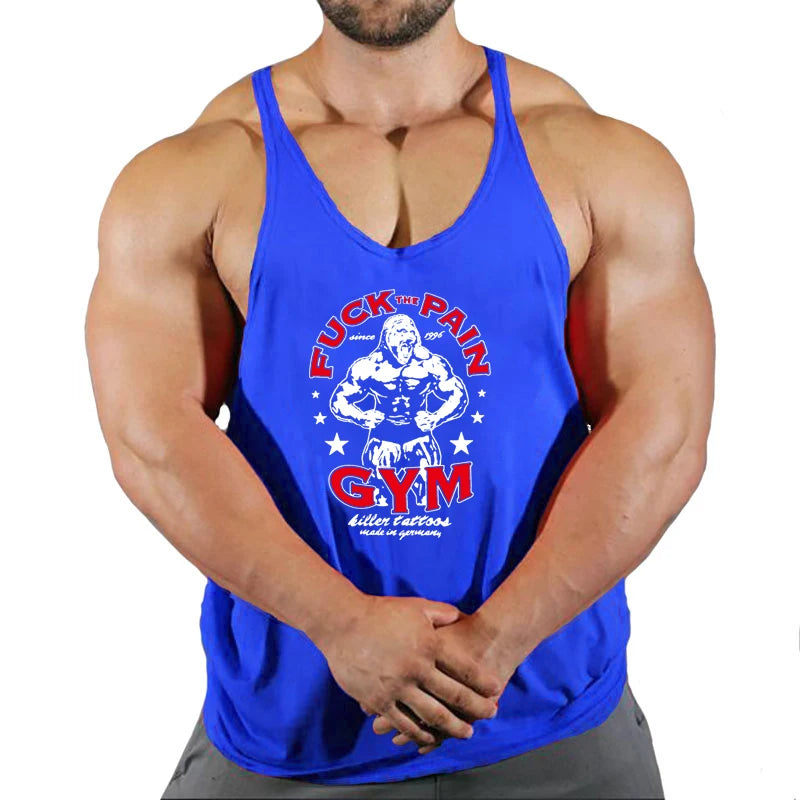 Bodybuilding stringer tank top
