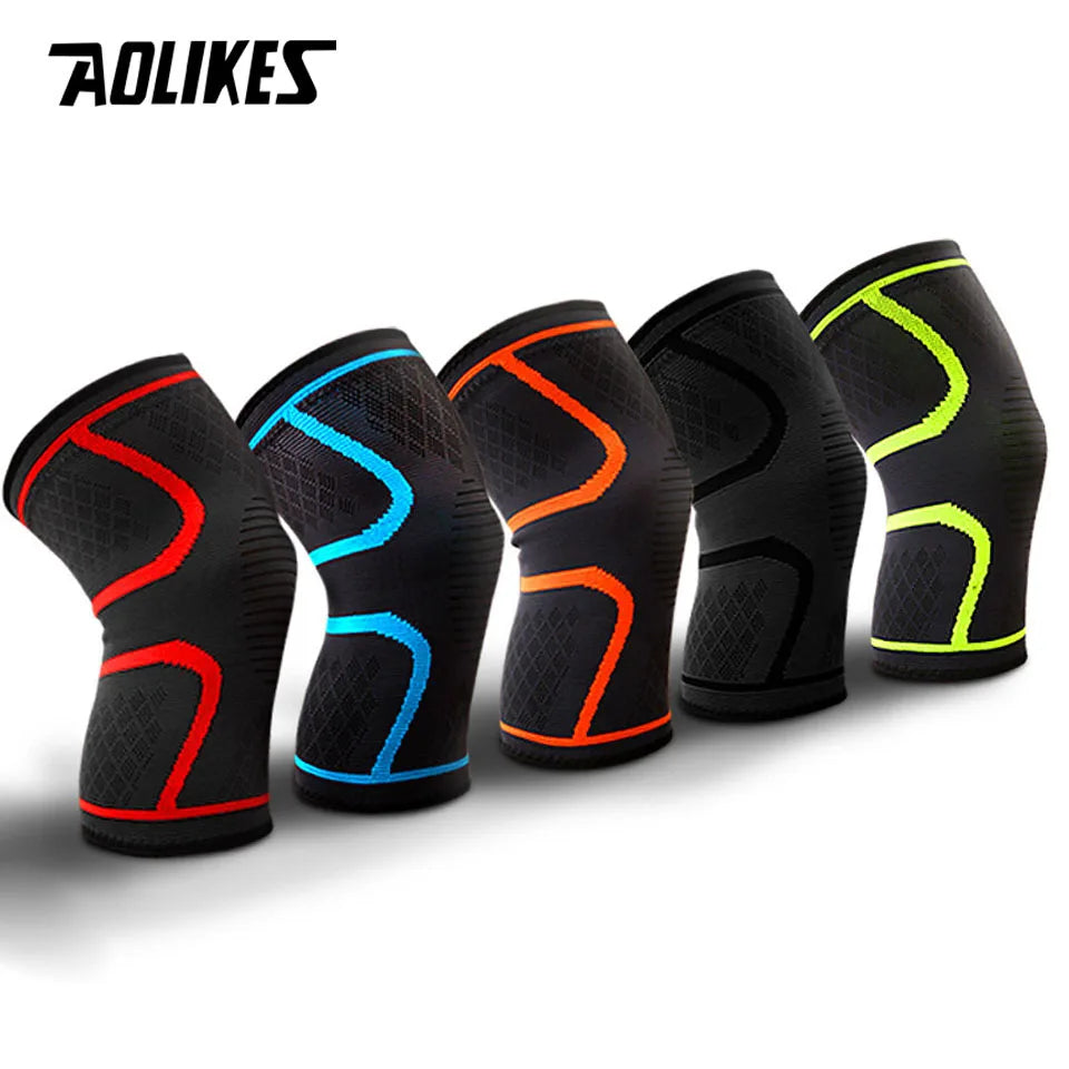 Elastic Nylon Sport Compression Knee Pad Sleeve
