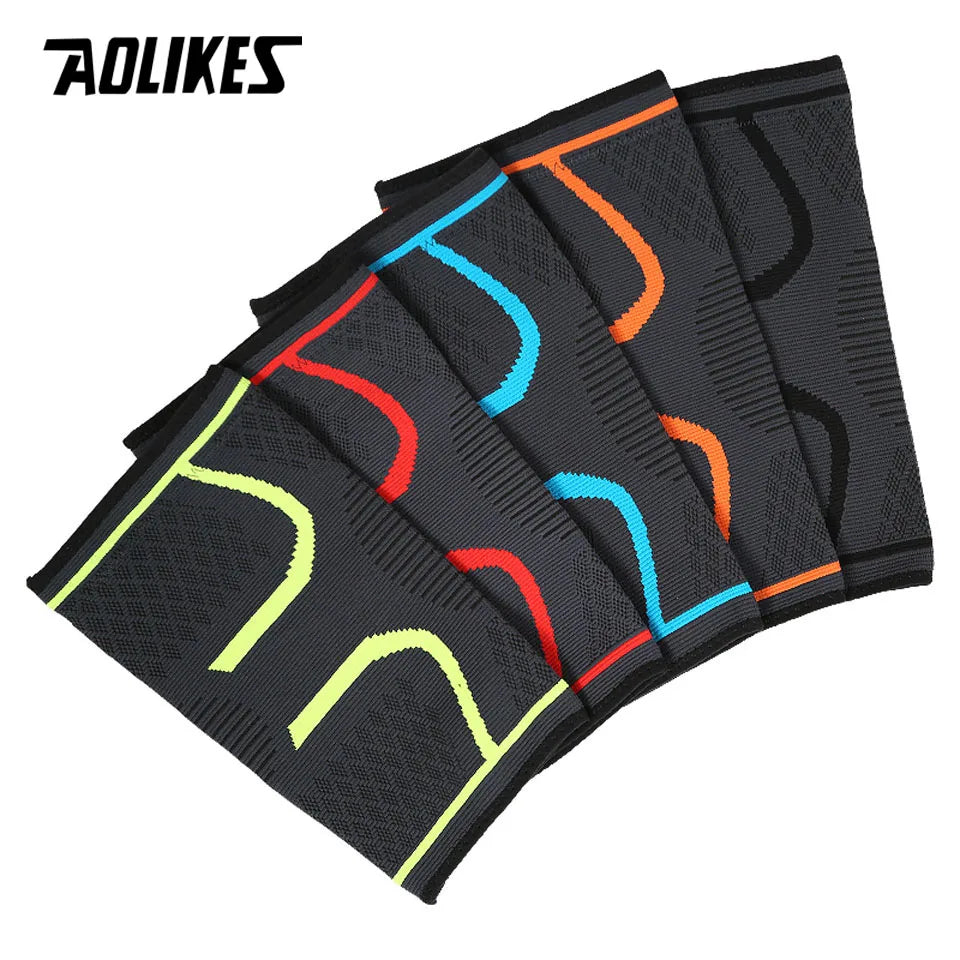 Elastic Nylon Sport Compression Knee Pad Sleeve