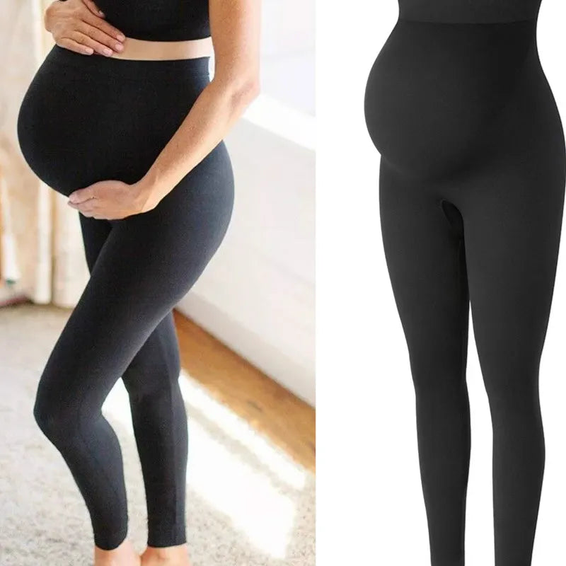 High Waist Pregnancy Yoga Pants with Belly Support