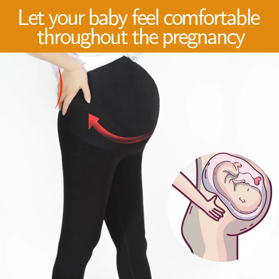 High Waist Pregnancy Yoga Pants with Belly Support