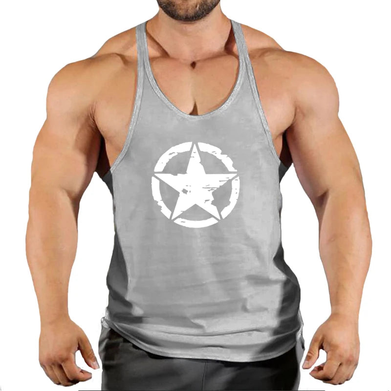 Bodybuilding stringer tank top