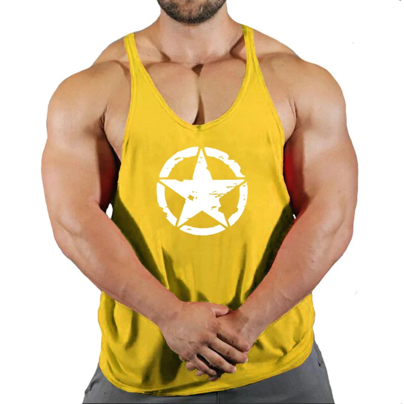 Bodybuilding stringer tank top