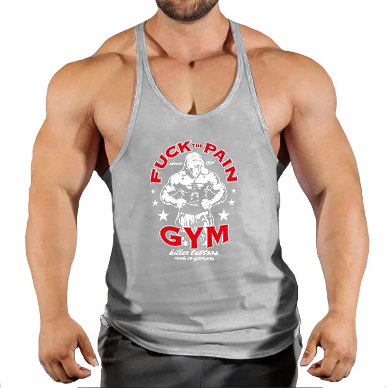 Bodybuilding stringer tank top