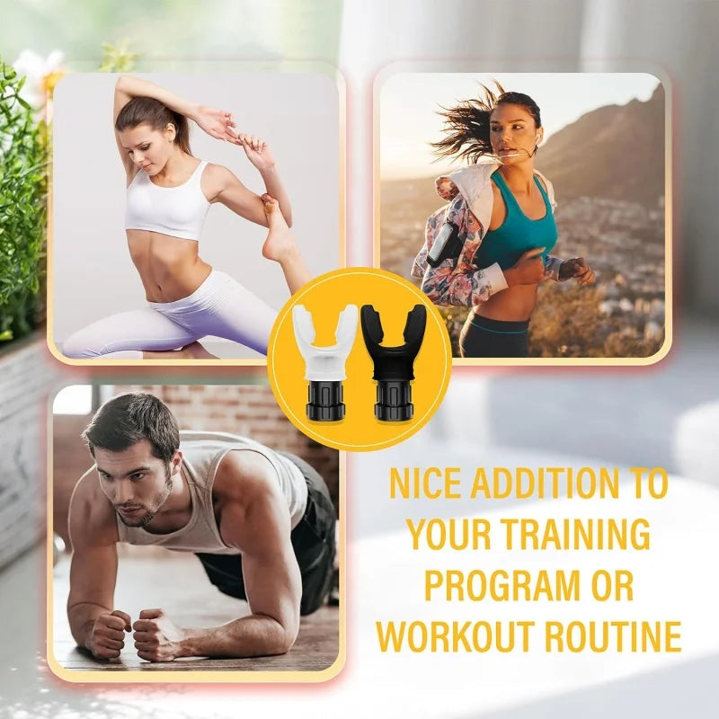Adjustable Resistance Breathing Exercise Device