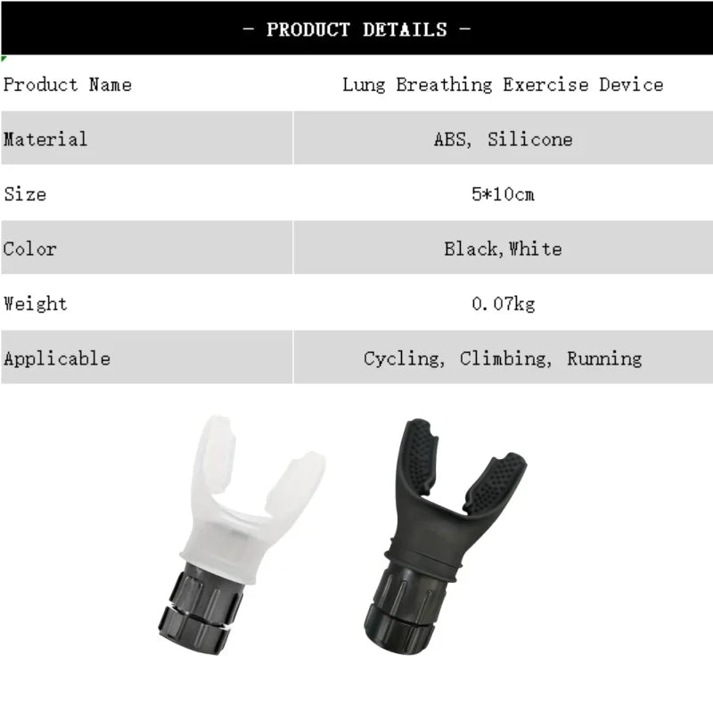 Adjustable Resistance Breathing Exercise Device
