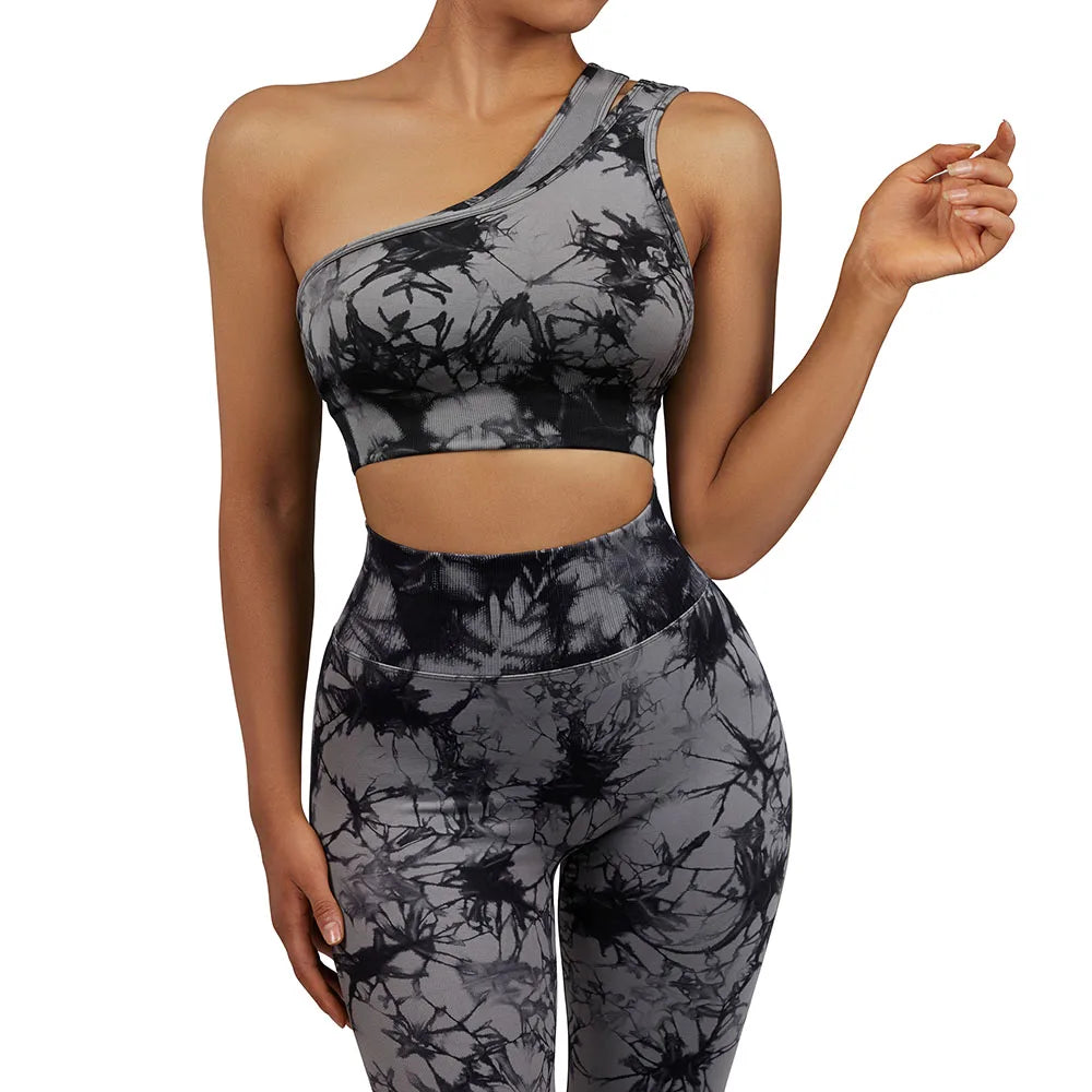 One Shoulder Yoga Sets
