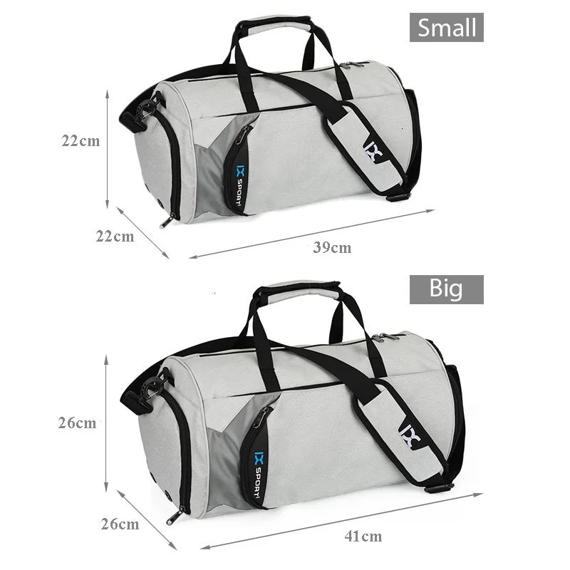 Men Dry Wet Separation Gym Bags For Outdoor Travel