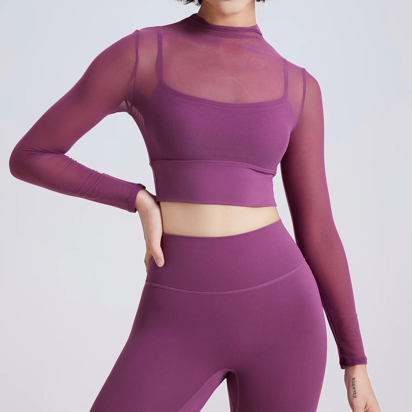 Sexy Mesh Running Gym Shirt