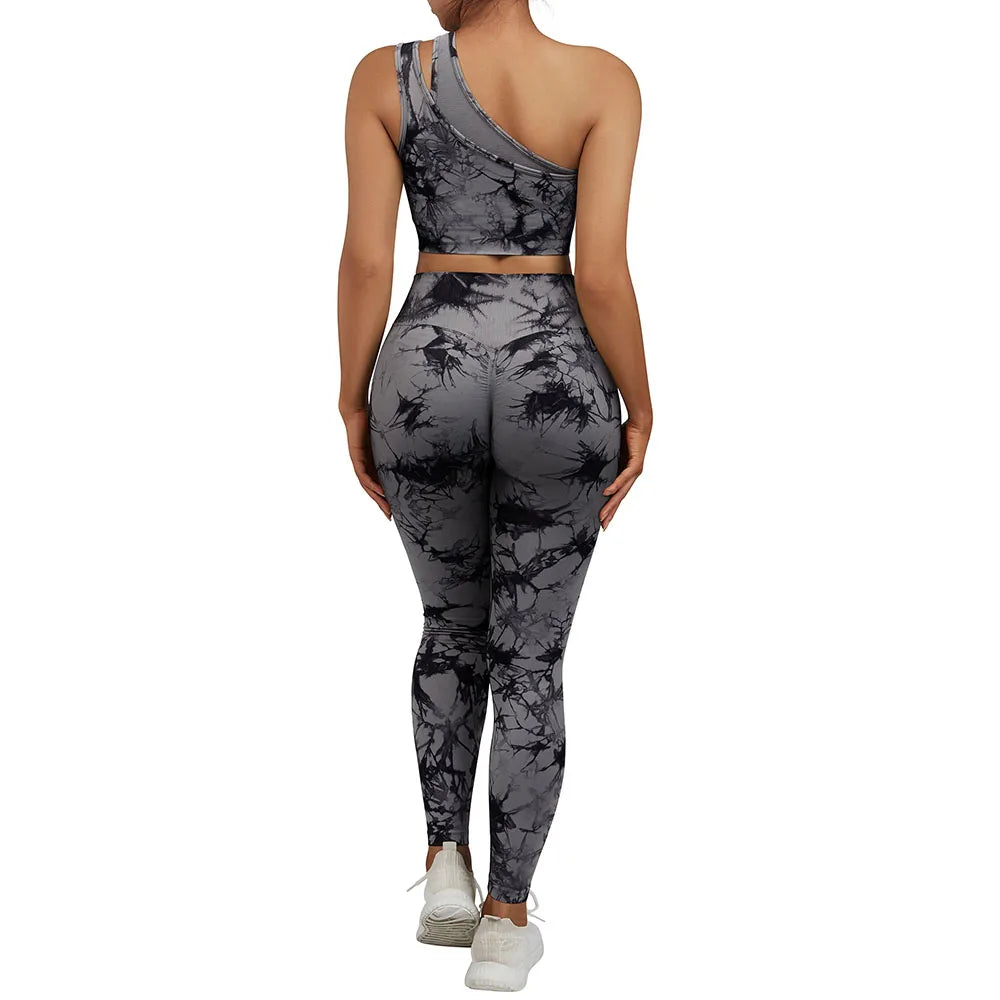 One Shoulder Yoga Sets