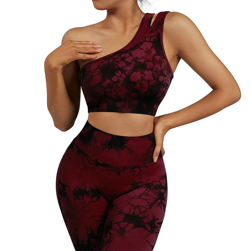 One Shoulder Yoga Sets