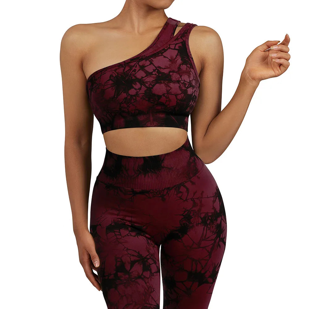 One Shoulder Yoga Sets