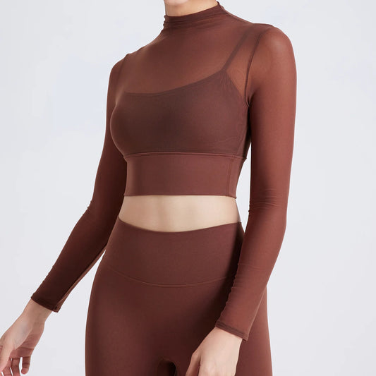 Sexy Mesh Running Gym Shirt