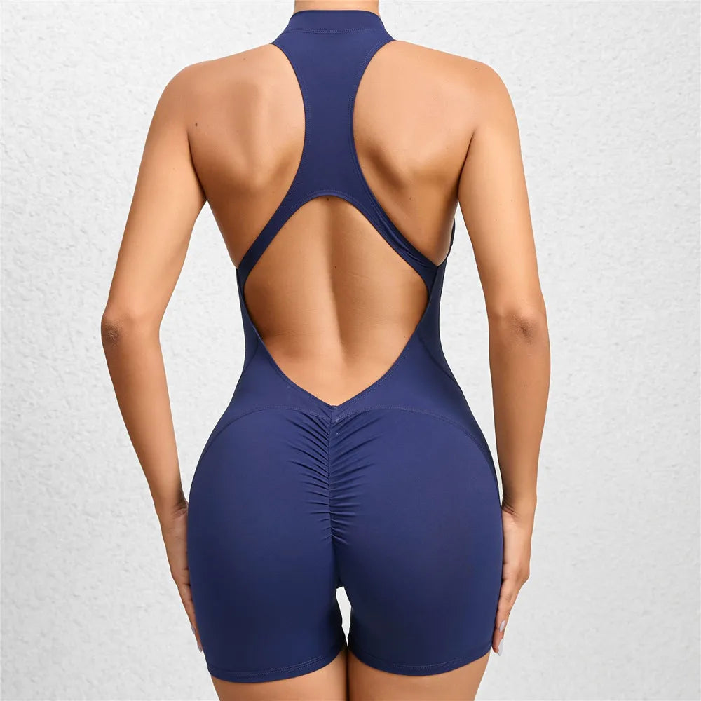 Zipper  Tracksuit One Piece Jumpsuit