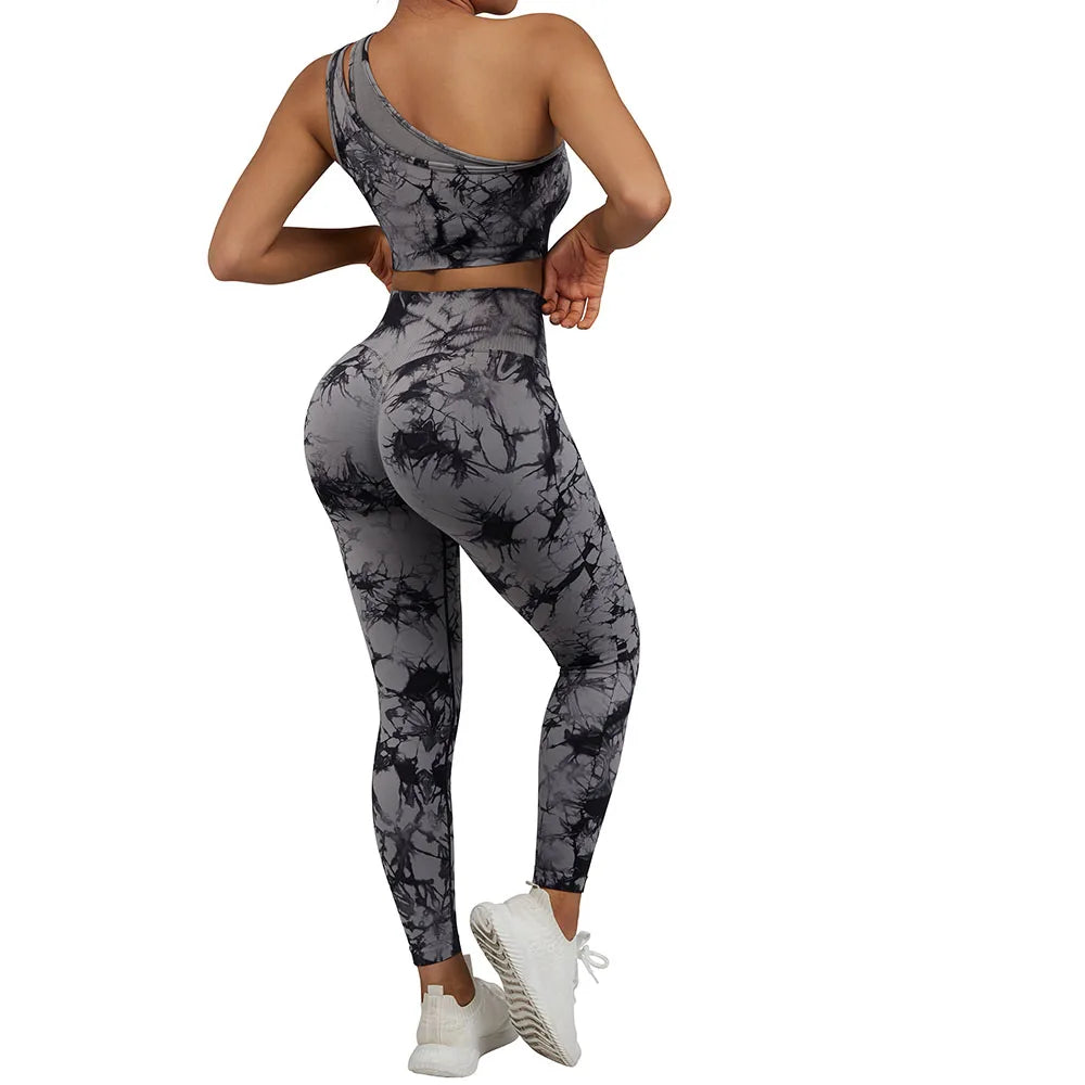 One Shoulder Yoga Sets