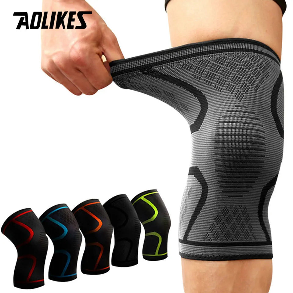 Elastic Nylon Sport Compression Knee Pad Sleeve