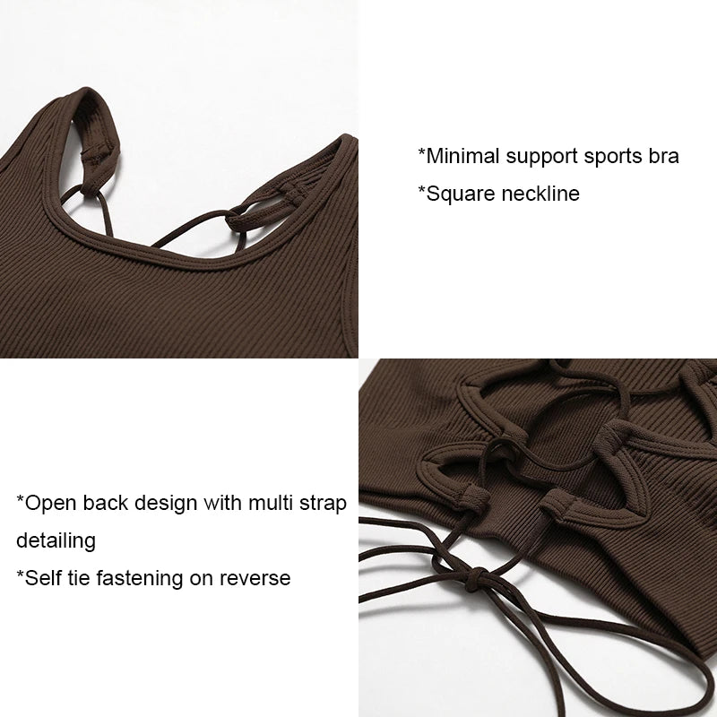 Open Back Sports Bras