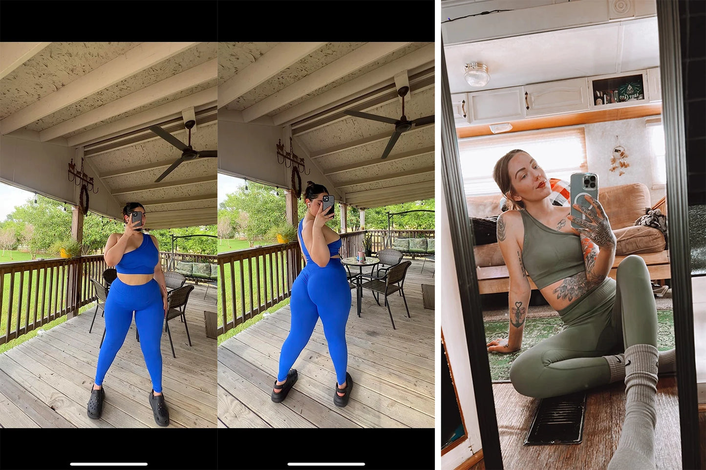 One Shoulder Yoga Sets