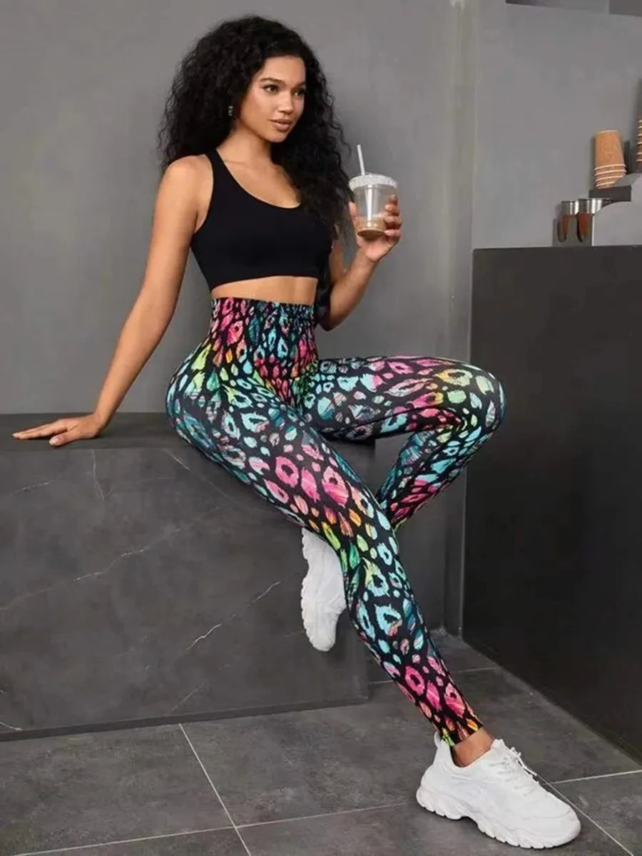 New 3D Print Tie Dye Sports leggings