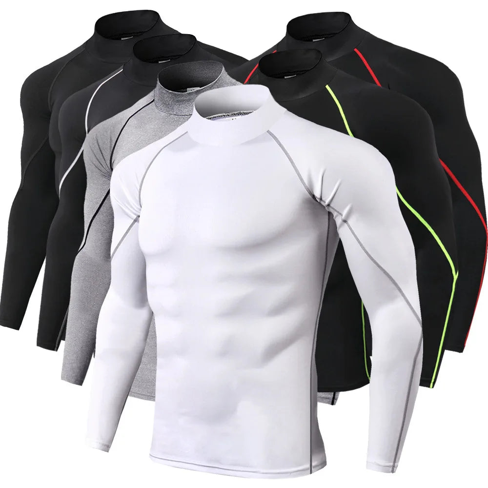Men's Quick Dry Long Sleeve Compression Top