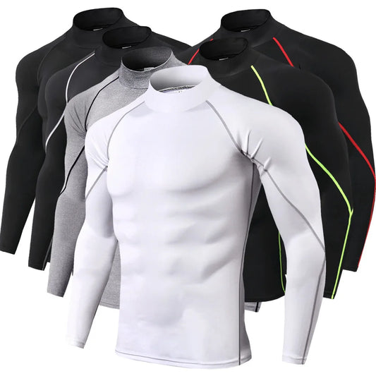 Men's Quick Dry Long Sleeve Compression Top