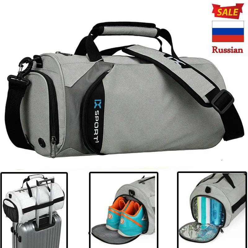 Men Dry Wet Separation Gym Bags For Outdoor Travel