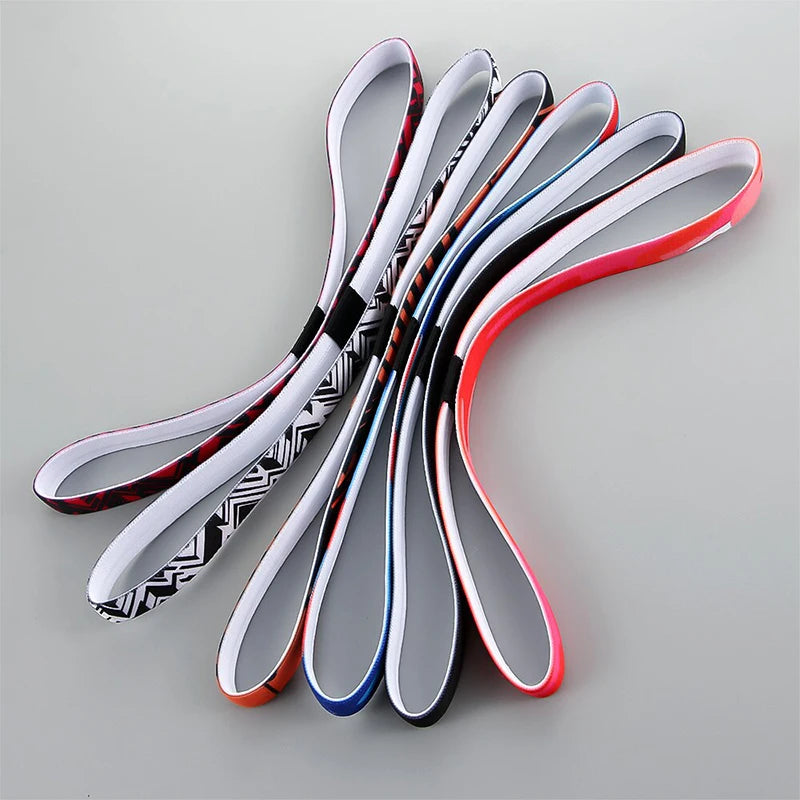 6PCS Candy Color Women Men Yoga Hair Bands