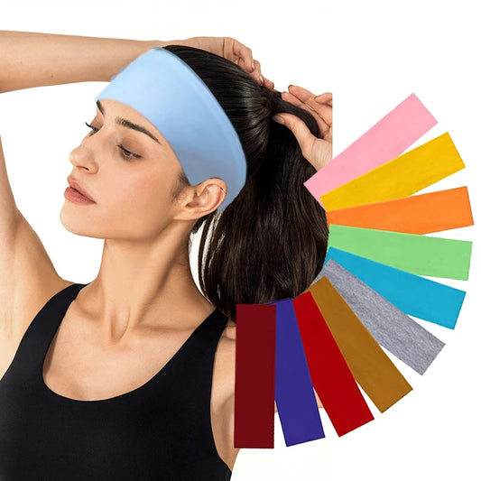 Women Yoga Elastic Turban Hair Band
